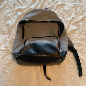 Grey and Black Everlane Backpack